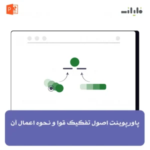 پاورپوینت اصول تفکیک قوا و نحوه اعمال آن