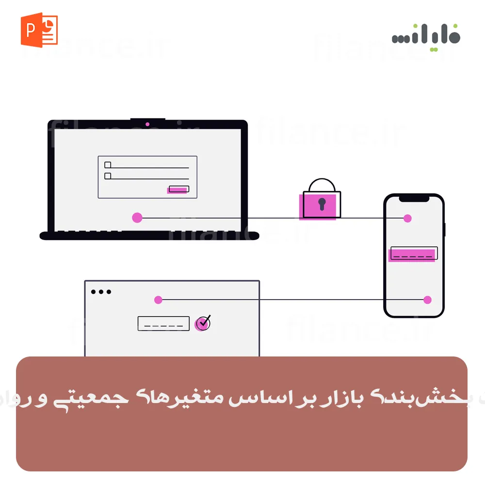 پاورپوینت بخش‌بندی بازار بر اساس متغیرهای جمعیتی و روان‌شناختی