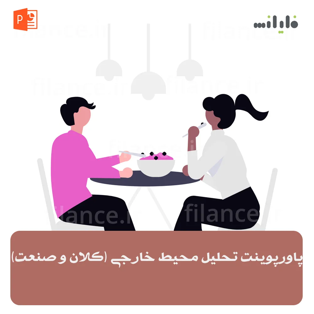 پاورپوینت تحلیل محیط خارجی (کلان و صنعت)