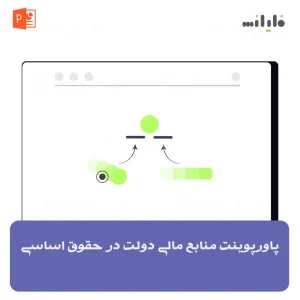 پاورپوینت منابع مالی دولت در حقوق اساسی
